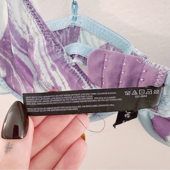 Urban Outfitters Out From Under Carly Tie Dye Bra Underwire Mesh - Picture 5 of 8